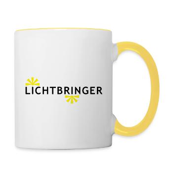 LIGHT CHARMS - Contrasting Mug - white/yellow - Right