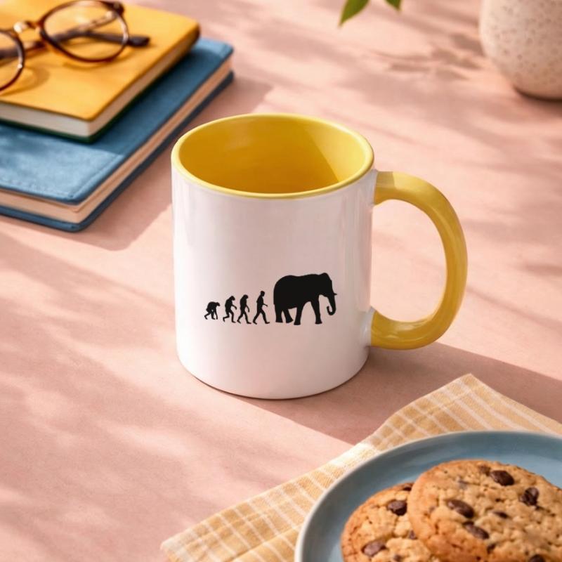 elefant evolution Contrasting Mug
