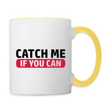 Game Catch Me - Contrasting Mug - white/yellow - Right