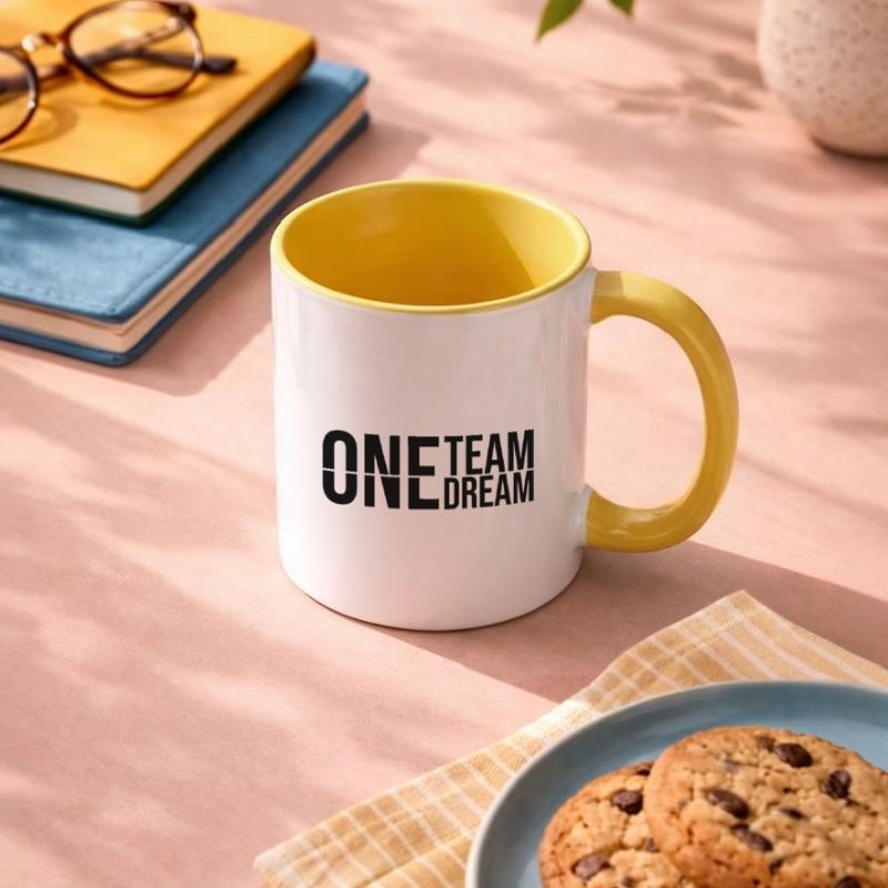 Devise Une équipe Mug contrasté