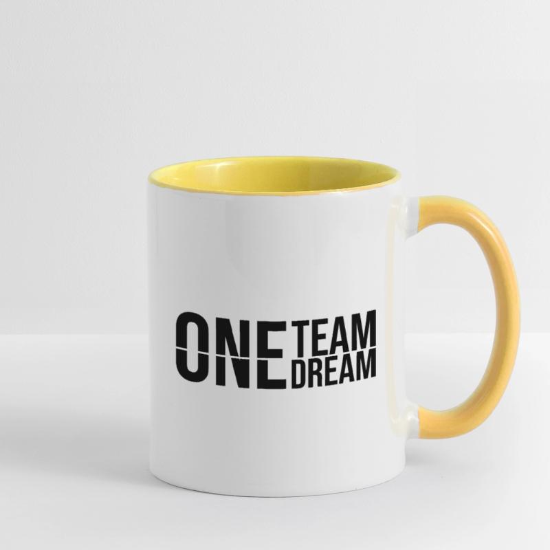 Devise Une équipe Mug contrasté