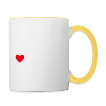 Conductors Conductor Music Conducting Gift - Contrasting Mug - white/yellow - Right