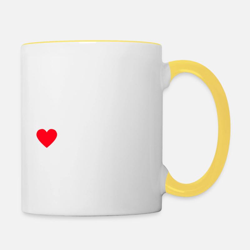 Dirigenten Dirigent Musik Dirigieren Geschenk - Tasse zweifarbig - Weiß/Gelb