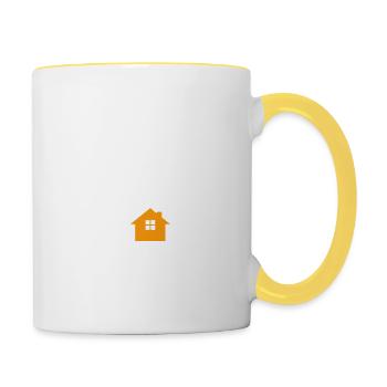 Biking Running Marathon Triathlon Bike - Contrasting Mug - white/yellow - Right