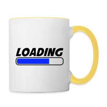 Loading - Contrasting Mug - white/yellow - Right