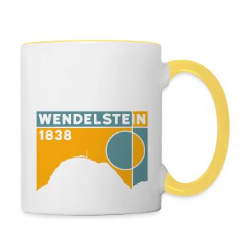 Wendelstein Finisher Hike Hiking Climbing - Contrasting Mug - white/yellow - Right