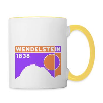 Wendelstein Finisher Hike Hiking Climbing - Contrasting Mug - white/yellow - Right