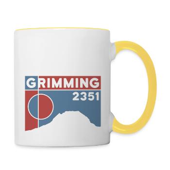 High Grimming Finisher Altitude Hike Dachstein - Contrasting Mug - white/yellow - Right