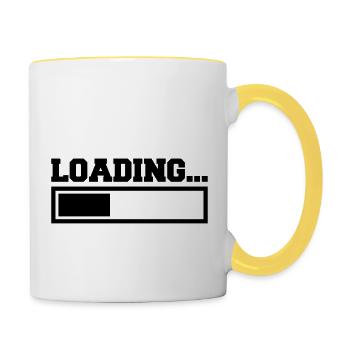 Loading - Contrasting Mug - white/yellow - Right