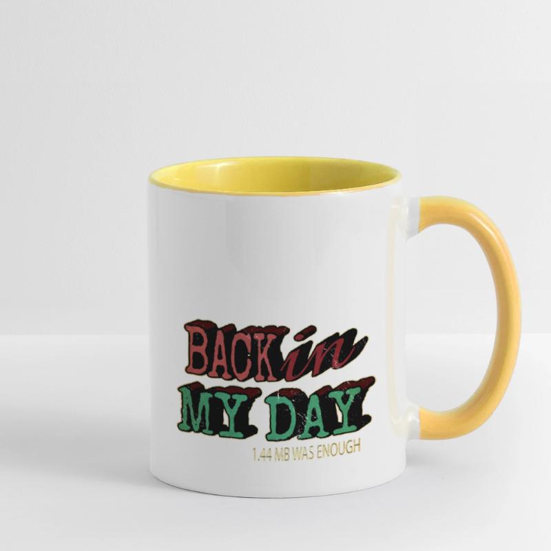 Computer Bday Fullstack Developer Programmation Mug contrasté