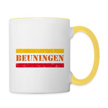 Beuningen - Tasse zweifarbig - Weiß/Gelb - Rechts