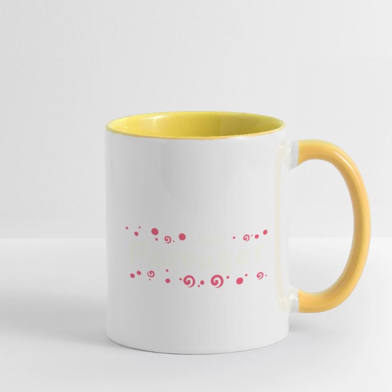 Pérouges Tasse zweifarbig
