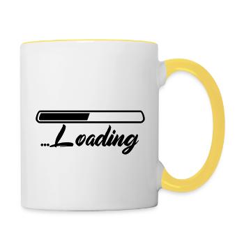 Loading - Contrasting Mug - white/yellow - Right