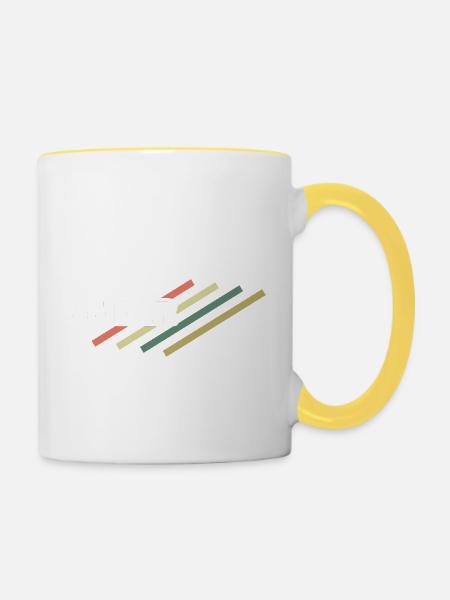 Seiler - Tasse zweifarbig - Weiß/Gelb