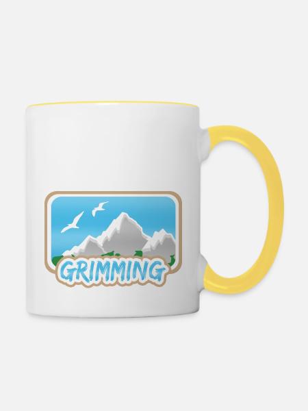 Grimming Grimming - Tasse zweifarbig - Weiß/Gelb