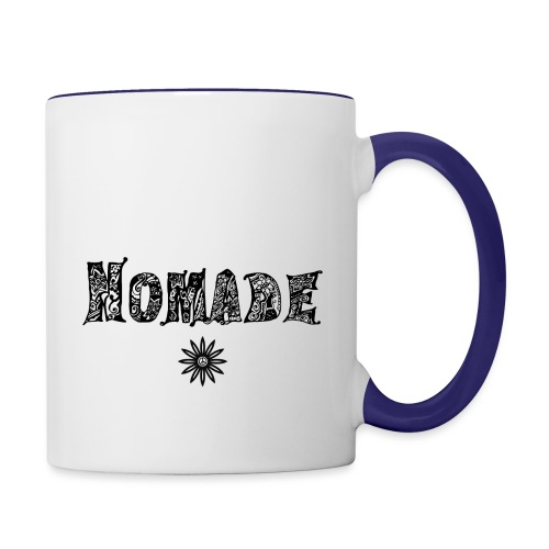 Nomade (en noir) - Mug contrasté