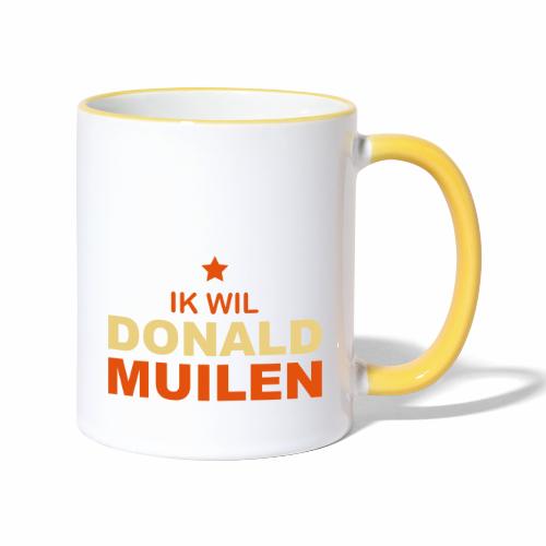 Ik Wil Donald Muilen - Mok tweekleurig