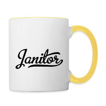Caretaker - Contrasting Mug - white/yellow - Right