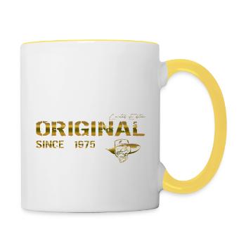 Original since 1975 - Contrasting Mug - white/yellow - Right