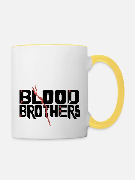 BLUT - Tasse zweifarbig - Weiß/Gelb