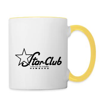 Star Club Hamburg - Tasse zweifarbig - Weiß/Gelb - Rechts