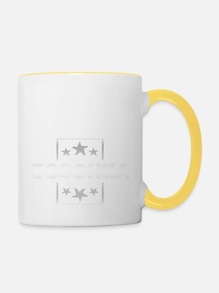 Joschka Joschka - Tasse zweifarbig - Weiß/Gelb