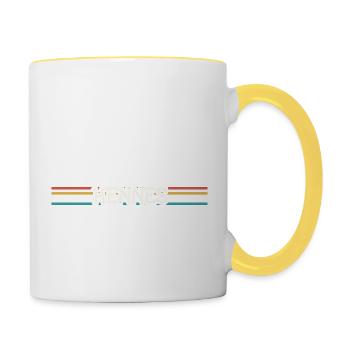 Stern Hennes - Contrasting Mug - white/yellow - Right