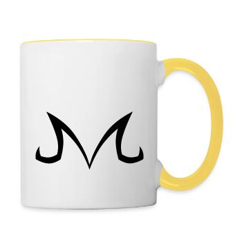 Majin - Tasse zweifarbig - Weiß/Gelb - Rechts