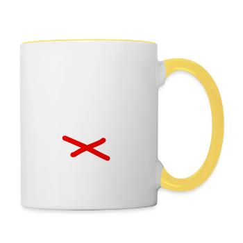 Canadiano - Tasse zweifarbig - Weiß/Gelb - Rechts