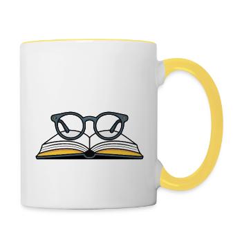 GLASSES - Contrasting Mug - white/yellow - Right