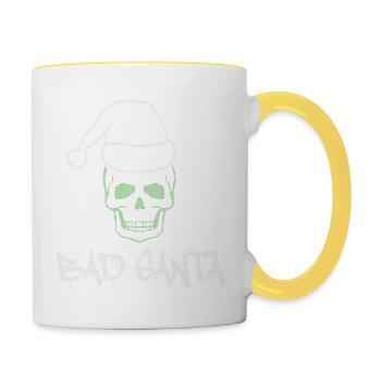Bad Santa - Contrasting Mug - white/yellow - Right