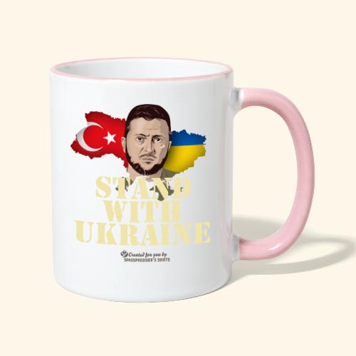Ukraine Türkei Selenskyj - Tasse zweifarbig