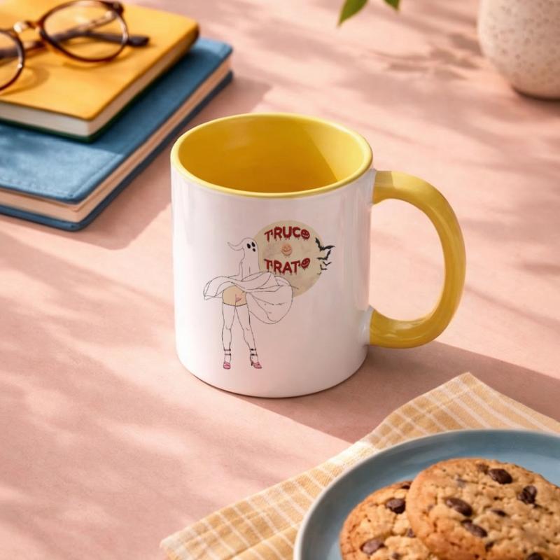 Süßes oder Saures Tasse zweifarbig