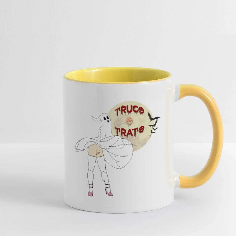 Süßes oder Saures Tasse zweifarbig