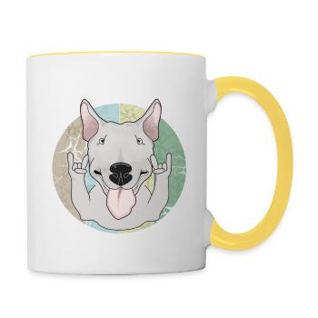 BULLY - Contrasting Mug - white/yellow - Right