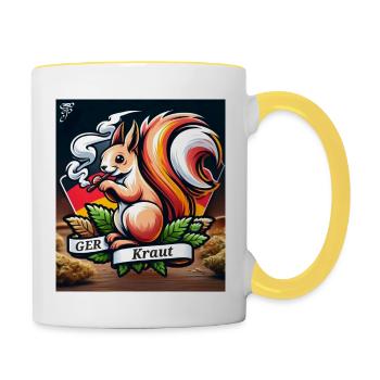 German Kraut - 2024 - Tasse zweifarbig - Weiß/Gelb - Rechts