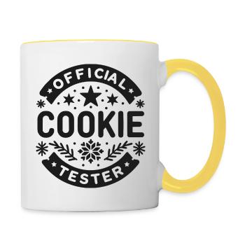Official Cookie Tester - Contrasting Mug - white/yellow - Right