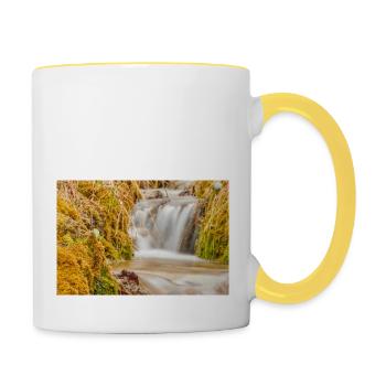 Talking water 1 - Contrasting Mug - white/yellow - Right