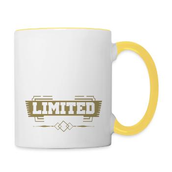 Limited Edition Krone - Mug contrasté - blanc/jaune - Droite