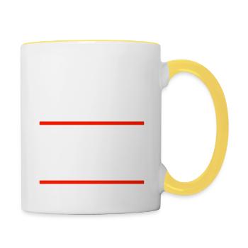 Born in 2020 - Contrasting Mug - white/yellow - Right