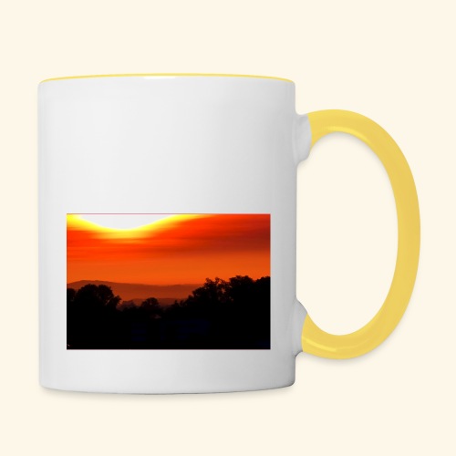 Sonnenaufgang - Tasse zweifarbig