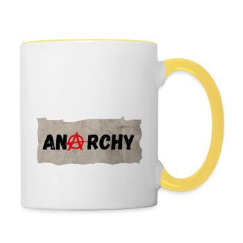 Anarchy - Contrasting Mug - white/yellow - Right