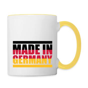 Made in Germany - Contrasting Mug - white/yellow - Right