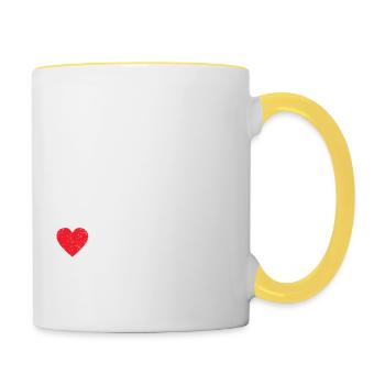Bowling Bowling Cone Bowler Gift Bowling Ball - Contrasting Mug - white/yellow - Right