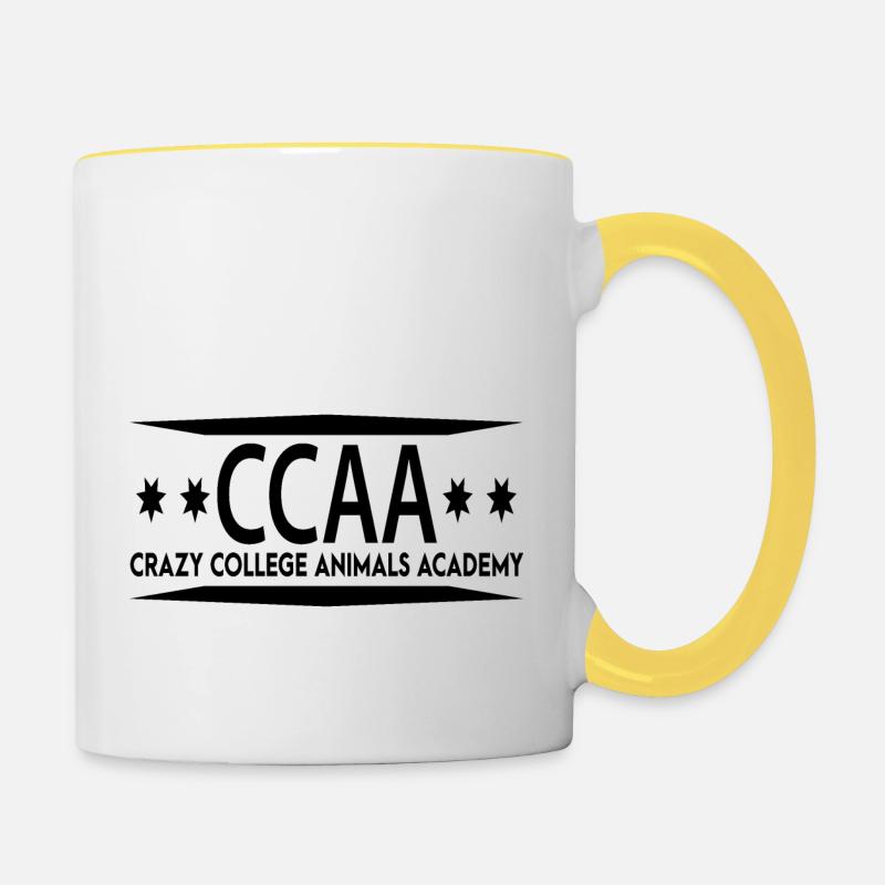 **ACSC** Logo 2022 - 2 - Mug contrasté - blanc/jaune