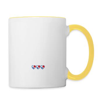Panama - Tasse zweifarbig - Weiß/Gelb - Rechts