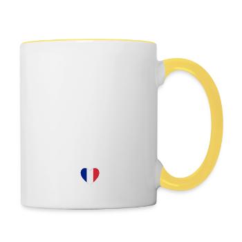 Lyon - Tasse zweifarbig - Weiß/Gelb - Rechts