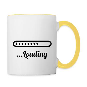 Loading - Contrasting Mug - white/yellow - Right
