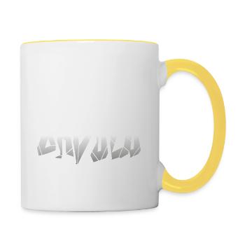 Ordulu - Tasse zweifarbig - Weiß/Gelb - Rechts