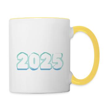 2025 - Contrasting Mug - white/yellow - Right